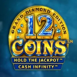 12 Coins Grand Diamond Edition online game logo by Wazdan on spinolocoo.eu.com