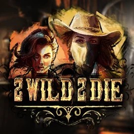 Slots logo of 2 Wild 2 Die from Hacksaw Gaming at Spinoloco Casino