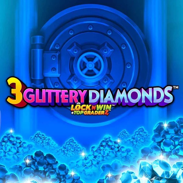 Try 3 Glittery Diamonds slot by PearFiction Studios on spinolocoo.eu.com – logo image