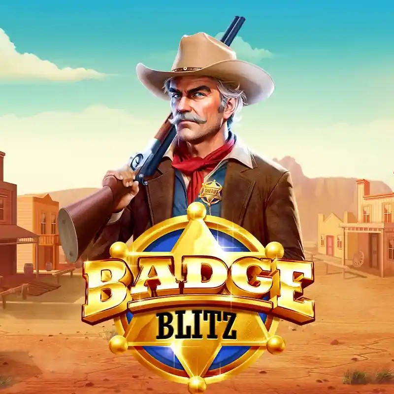 Badge Blitz online game logo by Pragmatic Play on spinolocoo.eu.com