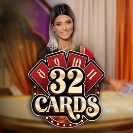 32 Cards slot logo by Ezugi at Spinoloco Casino
