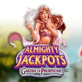 Almighty Jackpots: Garden of Persephone logo – Jackpots by Novomatic at Spinoloco Casino