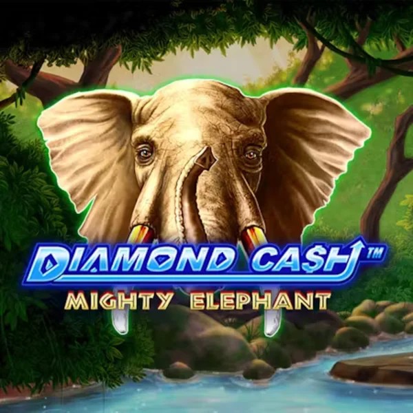 Diamond Cash Mighty Elephant slot icon by Greentube, available at Spinoloco Casino