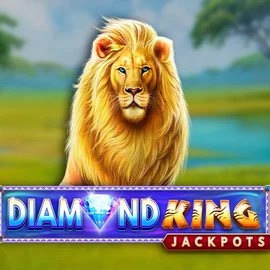 Diamond King Jackpots online game logo by SpinPlay Games on spinolocoo.eu.com