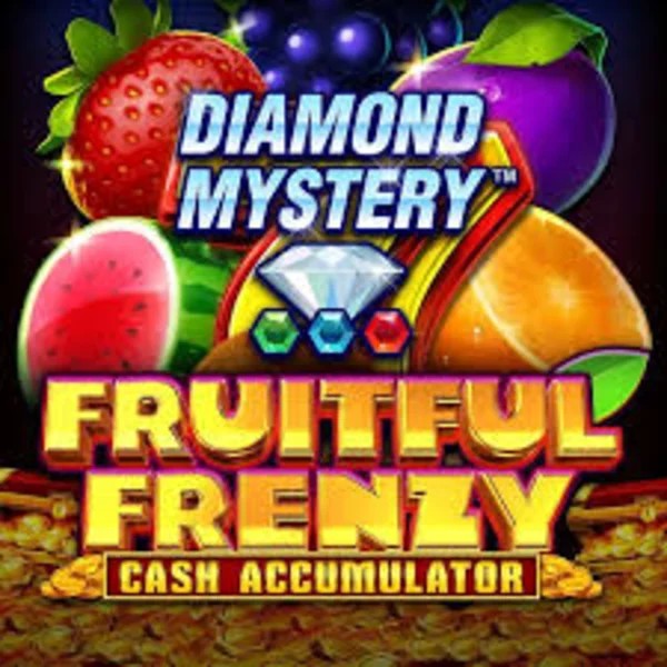 Diamond Mystery Fruitful Frenzy Cash Accumulator slot logo by Greentube at Spinoloco Casino