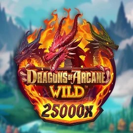 Dragons of Arcane Wild logo by Foxium Spinoloco Casino