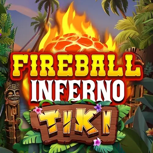 Fireball Inferno Tiki slot icon by NetEnt, available at Spinoloco Casino