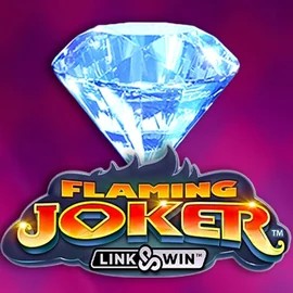 Flaming Joker Link and Win online game logo by Barstruck on spinolocoo.eu.com