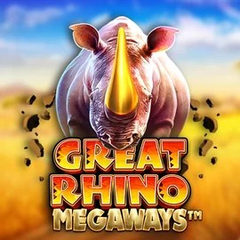 Slots logo of Great Rhino Megaways from Pragmatic Play at Spinoloco Casino