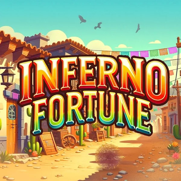 Inferno Fortune slot logo by Atomic Slot Lab at Spinoloco Casino