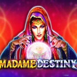 Madame Destiny slot logo by Pragmatic Play at Spinoloco Casino