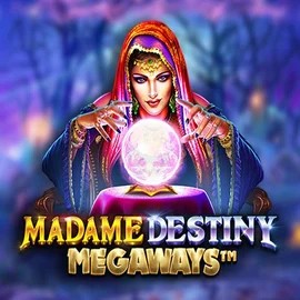 Madame Destiny Megaways logo by Pragmatic Play at Spinoloco Casino