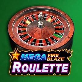 Mega Fire Blaze Roulette slot logo by Playtech at Spinoloco Casino