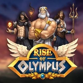 Rise of Olympus slot logo by Play'n GO at Spinoloco Casino