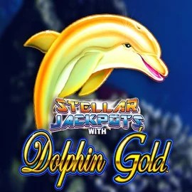 Dolphin Gold with Stellar Jackpots casino game by Lightning Box Game – featured logo at Spinoloco Casino