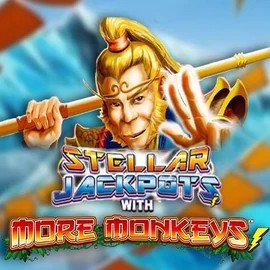 Try Stellar Jackpots with More Monkeys slot by Lightning Box Game on spinolocoo.eu.com – logo image