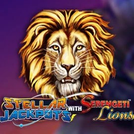 Stellar Jackpots with Serengeti Lions logo by Lightning Box Game Spinoloco Casino