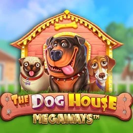 The Dog House Megaways online game logo by Pragmatic Play on spinolocoo.eu.com