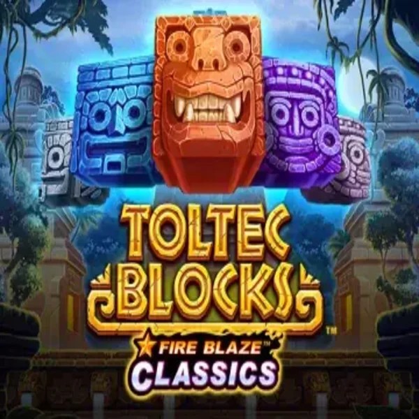 Enjoy Fire Blaze: Toltec Blocks by Rarestone Gaming – logo hosted on spinolocoo.eu.com